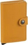 Secrid MINIWALLET, gelb(orche), Gr. -