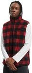 Brandit Teddyfleece Vest, Farbe: red/black, Gr&ouml;&szlig;e: L