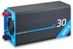 ECTIVE Wechselrichter 12V auf 230V TSI 30-3000W Reine Sinuswelle 