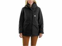 Carhartt Women's Super Dux™ Relaxed Fit Insulated Traditional Coat, BLACK, S