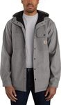 Carhartt Men's Rain Defender&reg; Relaxed Fit Heavyweight Hooded Shirt Jac, OILED WALNUT