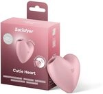 Satisfyer Cutie Heart Druckwellen-Vibrator & Vibrationen | Wasserdichter (IPX7)