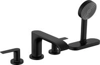 hansgrohe Wannenarmatur Vivenis, f&uuml;r 2 Funktionen, Mattschwarz
