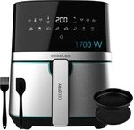 Cecotec Hei&szlig;luftfritteuse 5,5 L Cecofry Full Inox 5500 Pro mit Zubeh&ouml;r. 1700 W,