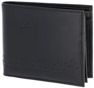 Oxmox Leder Geldb&ouml;rse Leather RFID Protect Querscheinb&ouml;rse Jumping Jack Embossed