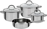 GSW 990042 Montreal Topf-Set 4-teilig, Edelstahl, silber, 38 x 25,5 x 15,5 cm, 7
