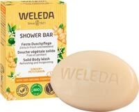 WELEDA Bio Festes Duschgel Ingwer & Petitgrain &ndash; feste Naturkosmetik Dusche mit Bio