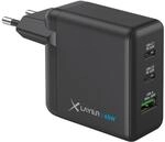 XLayer Powercharger USB-C Schnellladeger&auml;t I 65W PD I GaN Charger I 3-Port I