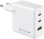 XLayer Powercharger USB-C Schnellladeger&auml;t I 65W PD I GaN Charger I 3-Port