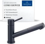 Villeroy & Boch Como Shower Niederdruck-K&uuml;chenarmatur mit ausziehbarer Handbrause