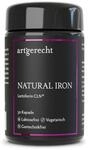 Nat&uuml;rliches Eisen mit Lactoferrin CLN&reg; & Vitamin C | 30 Kapseln | optimale