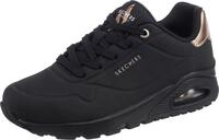 Skechers Damen UNO Golden Air Trainers, Black Durabuck/Mesh Trim, 36 EU