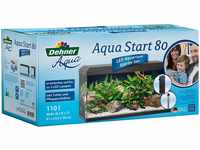 Dehner Aqua Aquarium Starterset 80, ca. 81 x 36 x 45 cm, inkl. Futter und