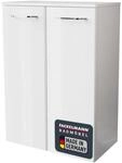 FACKELMANN Doppel-Midischrank Milano/Badschrank mit Soft-Close-System/Ma&szlig;e (B...