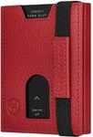 VON HEESEN Slim Wallet mit M&uuml;nzfach & RFID-Schutz - Leder Geldbeutel - Mini