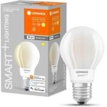 LEDVANCE Smarte LED-Lampe mit Wifi Technologie, Sockel E27, Dimmbar, Warmwei&szlig;