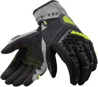 REV'IT! Revit Mangrove Motorrad Handschuhe, schwarz/grau/gelb, 2XL