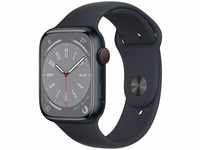 Apple Watch Series 8 (GPS + Cellular, 45mm) Smartwatch - Aluminiumgehäuse