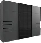 DEINE TANTE EMMA E60641 Saigon Anthrazit/Schwarz Kleiderschrank Schwebet&uuml;ren