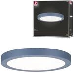 Paulmann 70987 LED Panel Abia 300mm Warmwei&szlig; rund incl. 1x22 Watt Graublau matt