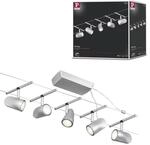 Paulmann 94465 CorDuo Seilsytem Set Cup DC max. 5x10 Watt erweiterbar Chrom matt