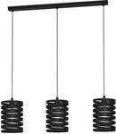 EGLO Pendelleuchte Cremella, 3 flammige H&auml;ngelampe Vintage, Industrial,