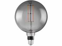 Ledvance Smart+ E27 Globe Classic Fadenlampe Smoke 6W 430lm - 825 Extra Warmweiß 