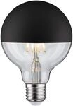 Paulmann 28676 LED Lampe Filament G95 6W Leuchtmittel Kopfspiegel Schwarz matt 2700K