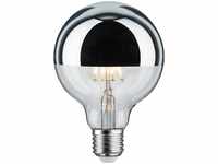 Paulmann 28673 LED Lampe Filament G95 7W Leuchtmittel Kopfspiegel Silber 2700K