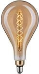 Paulmann 28867 LED Lampe 1879 BigDrop Filament Warmwei&szlig; 400lm 7 Watt dimmbar Gold
