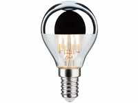 Paulmann 28667 LED Lampe Filament Tropfen 4,8W Leuchtmittel Kopfspiegel Silber 2700K