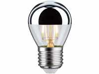 Paulmann 28664 LED Lampe Filament Tropfen 2,6W Leuchtmittel Kopfspiegel Silber 2700K