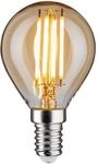 Paulmann 28712 LED Lampe Filament Tropfen 4,7W Leuchtmittel dimmbar Gold 2500K