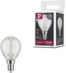 Paulmann 28573 LED Lampe Tropfen 2,5W dimmbar Leuchtmittel Klar Birne Beleuchtung