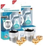 puregreen 2x Dusch-Wassersparer | Leichte Installation, passend auf nahezu alle