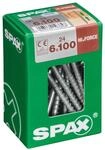SPAX HI.FORCE, 6 x 100 mm, 24 St&uuml;ck, Teilgewinde, Tellerkopf, T-STAR plus T30,...