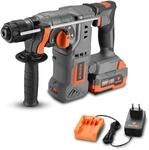 FUXTEC 20V Akku Bohrhammer FX-E1RH20-SET &ndash; 950 U/min mit 2 Laufrichtungen &ndash;