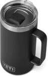 YETI Rambler Krug Mit MagSlider Deckel, Black, 24 oz (709 ml)