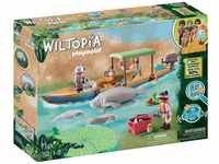 PLAYMOBIL Wiltopia 71010 Bootsausflug zu den Seekühen mit Spielzeugtieren,