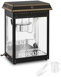 Royal Catering Retro Popcornmaschine 1500 W 5 kg/h golden & schwarz Popcornmaker