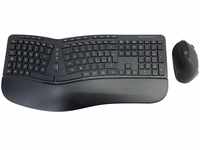 Conceptronic ORAZIO02IT Ergo Kabelloses Set aus ergonomischer Tastatur und...