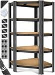MASKO&reg; Eckregal Lagerregal Schwerlastregal, Kellerregal, 180x75x40cm, bis 875 kg, 5