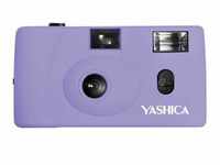 Yashica Kyocera MF-1 Snapshot 35 mm Filmkamera-Set (Lavendel) mit eingeletem 24