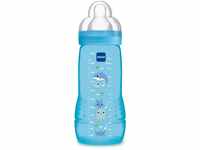MAM Easy Active Babyflasche, 330 ml – 6+ Monate – X-Durchfluss-Sauger,