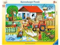 Ravensburger Kinderpuzzle - 06020 Was gehört wohin? - Rahmenpuzzle für Kinder ab 3