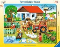 Ravensburger Kinderpuzzle - 06020 was geh&ouml;rt wohin? - Rahmenpuzzle f&uuml;r Kinder ab 3