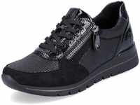 Remonte Damen R6700 Sneaker, schwarz, 41 EU