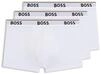 BOSS Hugo Herren Trunk 3p Co/EL Boxershorts, White 100, S