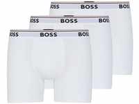 BOSS Herren Boxer Briefs, 3er Pack, White, XL