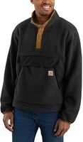 Carhartt Herren Fleecepullover Relaxed Fit Fleece, Farbe: Schwarz, Gr&ouml;&szlig;e: M